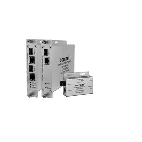 Comnet CNGE22MC | 4-Port (2 Channel) 10/100/1000Mbps Ethernet Media Converter