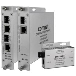 Comnet CNGE2MC-M | Small Size 2-Port (1 Channel) 10/100/1000 Mbps Ethernet Media Converter