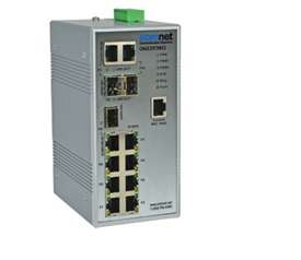 Comnet CNGE3FE7MS3 | Environmentally Hardened Managed Ethernet Switch with (7) 10/100TX + (3) Configurable 10/100/1000TX/100/1000FX Ports