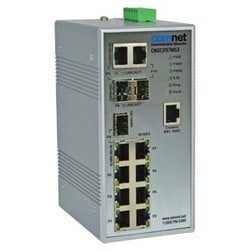 Comnet CNGE3FE7MS3 | Environmentally Hardened Managed Ethernet Switch with (7) 10/100TX + (3) Configurable 10/100/1000TX/100/1000FX Ports