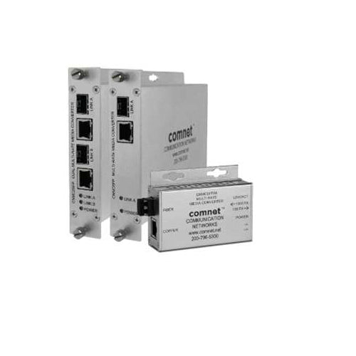 Comnet CNMC2SFP | ComFit Dual 10/100/1000 Mbps Ethernet Media Converter