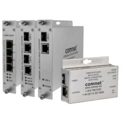 Comnet CNMC2SFP | ComFit Dual 10/100/1000 Mbps Ethernet Media Converter