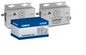 Comnet COMPAK1002MAC1M | Ethernet Media Converter, 2-Port, 1-Channel, 10/100Mbps, 22 To 27 Volt Ac, 3 Watt