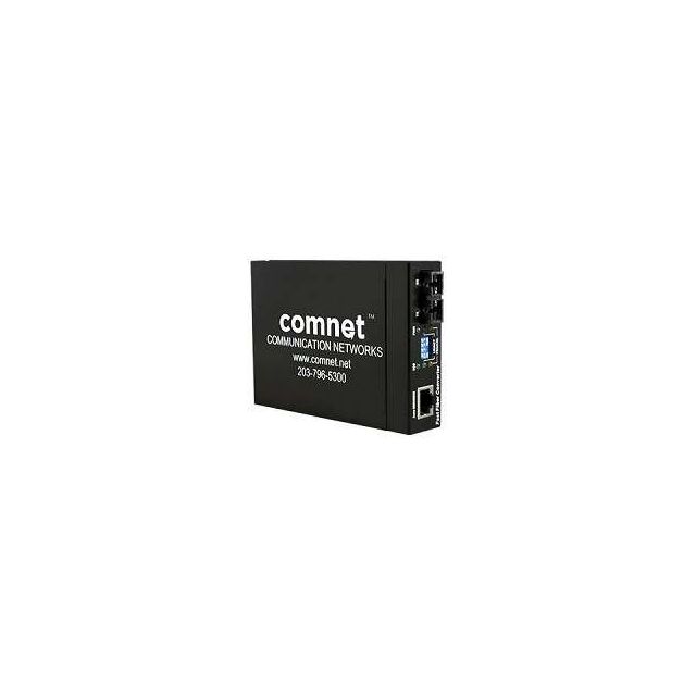Comnet CWFE2SCS2 | Commercial Grade 10/100Mbps Ethernet Media Converter, Single Mode, SC Connector, 1310nm, 2 Fibers