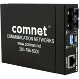 Comnet CWFE2SCS2 | Commercial Grade 10/100Mbps Ethernet Media Converter, Single Mode, SC Connector, 1310nm, 2 Fibers