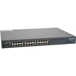 Comnet CWGE26FX2TX24MS | Commercial Managed Ethernet Switch (22) 10/100/1000 Base-T(X) + (2) Gigabit Combo Ports + (2) 100/1000 Base-Fx