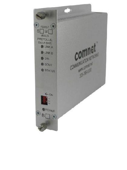 Comnet FDX57S1 RS-232/422/485 (2/4 Wire) Digital Self-Healing Ring, 1 Fiber, Singlemode, 1310/1550NM