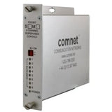 Comnet FDC80TS1 | 8-Channel Supervised Contact Closure Transmitter, Single Mode, 1 Fiber, 1 Rack Slot