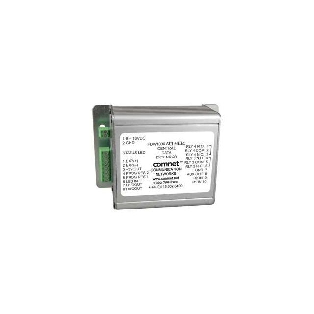 Comnet FDW1000M/C | Optical Wiegand Extender, Central Unit, Multimode