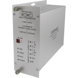 Comnet FVT10D1A2C1M1 | (1) 10-Bit Digital Short-Haul Video Transmitter, (1) Bi-Directional Data Transreceiver, (2) Bi-Directional Audio Transmitter, (1) Bi-Directioanl Contact Closure, Multimode