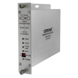 Comnet FVT10D1EM | Video Transmitter/Data Transreceiver, 10-Bit Digital Video, One Bi-Directional Channel, One 10/100 Mbps Ethernet Port, Multimode