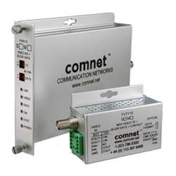 Comnet FVR110S1 | Mini Video Receiver/Data Transreceiver, Single Mode, 10-Bit Digitally Encoded Video with Up the Coax Extended Distance or Bi-Directional Data