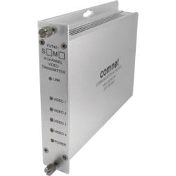 Comnet FVR401S1 | 4-Channel Video Receiver, Single Mode, 1310nm, 10-Bit Digitally Encoded Short-Haul
