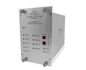 Comnet FVR812M1 | Video Receiver/Data Transreceiver, Multimode, 1550/1310nm, 8-Channel Digitally Encoded Video, 2 Bi-Directional Data Channels, Bi-Directional Contact Closure