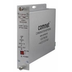 Comnet FVT1031M1 | 10-Bit Digital Video Transmitter/Data Transreceiver, Multimode, Bi-Directional Data, Pelco and Panasonic "Up the Coax"