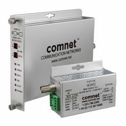 Comnet FVT110S1 | Video Receiver/Data Transreceiver, Single Mode, 10-Bit Digitally Encoded Video for Bilinx and Bi-Phase Control