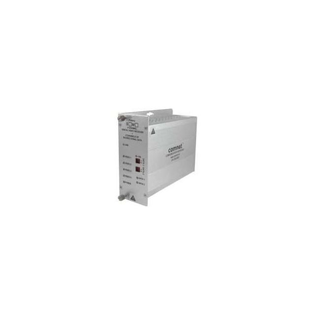 Comnet FVT412M1 | Video Transmitter/Data Transreceiver, Multimode, 4-Channel Digitally Encoded Video, 2 Bi-Directional Data Channels, 1 Bi-Directional Contact Closure