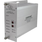Comnet FVT412M1 | Video Transmitter/Data Transreceiver, Multimode, 4-Channel Digitally Encoded Video, 2 Bi-Directional Data Channels, 1 Bi-Directional Contact Closure