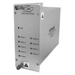 Comnet FVT801S1 | 8-Channel 10-Bit Digital Video Transmitter, Single Mode, 1310nm