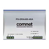 Comnet PS-DRA480-48A | 48VDC 480W DIN Rail High Temp Power Supply for PoE Applications