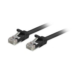 Comprehensive Connectivity CAT6A-UTP-7BLK | Cat6A Unshielded (UTP) Snagless Patch Cable, Black, 7ft