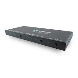 Comprehensive Connectivity CSW-HD40118G | 4x1 HDMI Switcher, 4K60 18Gbps (YUV 4:4:4), Auto/Manual Switching, ARC, IR, RS232