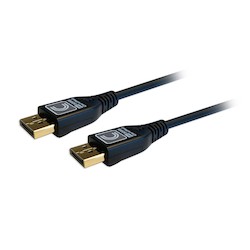 Comprehensive Connectivity DP8K-3PROBLK | Pro AV/IT Integrator Series Certified DisplayPort 1.4 8K Cable with ProGrip 3ft