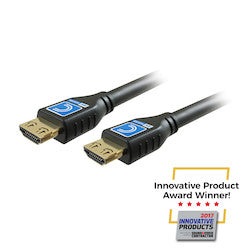 Comprehensive Connectivity HD18G-25PROBLKA | Pro AV/IT Certified 18Gb 4K High Speed HDMI Cable with ProGrip 25ft Black (Active)