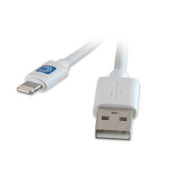 Comprehensive Connectivity LTNG-USBA-3ST | Lightning Male to USB-A Male Cable, White, 3ft