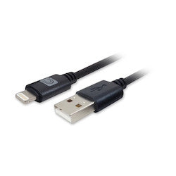 Comprehensive Connectivity LTNG-USBA-6PROBLK | Pro AV/IT Lightning Male to USB-A Male Cable, Black, 6ft