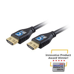Comprehensive Connectivity MHD18G-20PROBLKA | MicroFlex Pro AV/IT 4K60 18Gbps HDMI Cable with ProGrip, Jet Black, 20ft