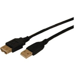 Comprehensive Connectivity USB2-AA-MF-10ST | USB 2.0 A Male to A Female Cable, 10ft
