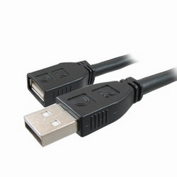 Comprehensive Connectivity USB2-AMF-35PROAP | Pro AV/IT Active Plenum USB A Male to A Female Cable, 35ft