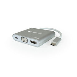 Comprehensive Connectivity VDK-1100 | VersaDock USB-C 4K Portable Dock, HDMI, VGA, USB 3.0, PD