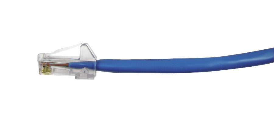 Compulink M88DE7FL506 | Patch Cord, Stranded, 24 AWG, 7 ft., 4-Pair, U/UTP - Unshielded Twisted Pair, Blue