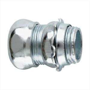 Cooper Crouse-hinds 651S | Conduit Connector, Compression, Straight, Steel, Trade Size 3/4 in.