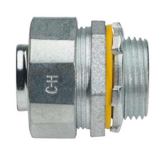 Cooper Crouse-hinds LT75 | Liquid Tight Connector, Straight, Malleable Iron, Trade Size 3/4 in.