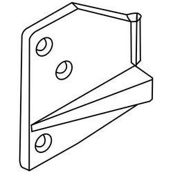 Corbin Russwin 468F30-5-689 | Pushpad Exit Device Strike Packet, Rim Mount, Vertical Rod, Silver Aluminum Painted