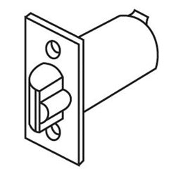 Corbin Russwin 600F10-626 | Door Lock Latch Assembly, Deadlocking, Square Corner, 1-1/8" Width, 2-3/4" Backset, Satin Chrome Plated, for CL3500 Series Cylindrical Lockset