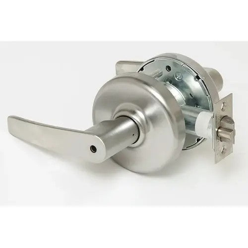 Corbin Russwin CL3320-AZD-626 | Extra Heavy Duty Door Lever Lockset, Non-Handed, Die-Cast Zinc Lever, Brass Rose, ANSI F76A