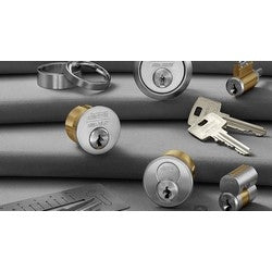 Corbin Russwin CR2000-033-27A1-626 | Door Lock Component Cylinder, Conventional, Key-in-Lever, 6-Pin, 27A1 Keyway, Satin Chrome Plated