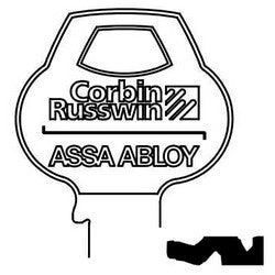 Corbin Russwin L4-6PIN-10 | Door Lock Key Blank, Cylinder, Single-Section, Standard, 6-Pin, Z-Class Bitting, Coined Logo Bow
