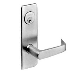 Corbin Russwin ML2051-NSM-613-LH-CL6 | Mortise Door Lockset, Left Hand, Newport, Cast Lever, Wrought Escutcheon, ANSI F04, Oil Rubbed Dark Oxidized Satin Bronze with 6-Pin IC Core, for Entrance/Office