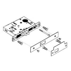 Corbin Russwin ML2055-KK-626-RH | Mortise Door Lockset, Right Hand, Knob x Knob, ANSI F05, Satin Chrome Plated, for Classroom