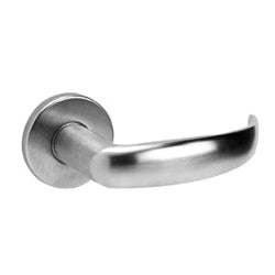 Corbin Russwin ML2055-PSA-626-RH-LC | Mortise Door Lockset, Right Hand, Princeton, Cast Lever, Wrought Rose, ANSI F05, Satin Chrome Plated without Cylinder, for Classroom