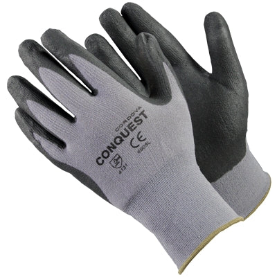 Cordova Safety Products 6905XL | Conquest Coated Gloves Nylon/Spandex, Nitrile/Polyurethane Palm Coated, X-Large