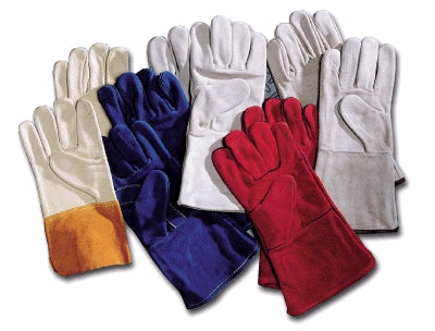 Cordova Safety Products 7605 | Cowhide Leather Welding Gloves Gauntlet Cuff, Economy Shoulder, Men's