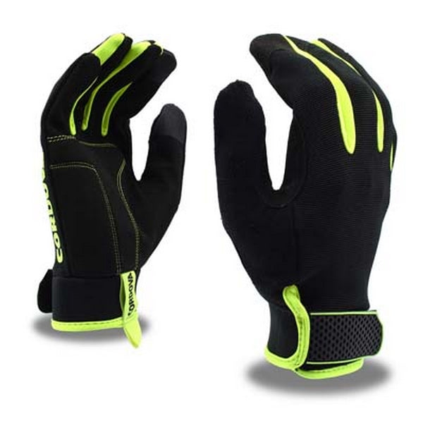 Cordova Safety Products 99401 | Pit Pro Hi-Vis Utility High Performance Gloves Large
