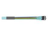 Corning 000312T8120005M | Fiber Optic Jumper, 12 F, Pigtail to LC, MIC Cable, Riser, 2.0 mm legs
