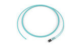 Corning 000502Q5120050F | Standard Pigtail / Standard LC Duplex MM, OM4 50um, 2F, Zipcord Riser, Standard Aqua Jacket 50 Feet